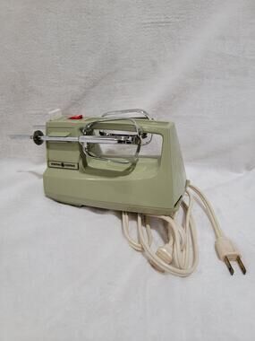 Vintage Avocado Green GE General Electric 3 Speed Hand Mixer